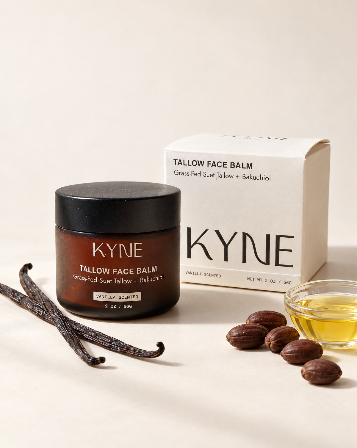 Grass-Fed Tallow Face Balm with Bakuchiol